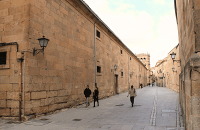 Calle Compañía Salamanca desde arriba Calle Compañía Salamanca desde arriba
