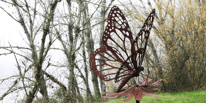 Arte Emboscado en Almenara de Tormes. Mariposa